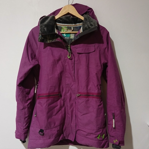 Under Armour Snowboard / Ski Jacket Recco Womens Size: S - Picture 2 of 11